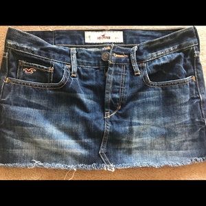 Hollister jean skirts